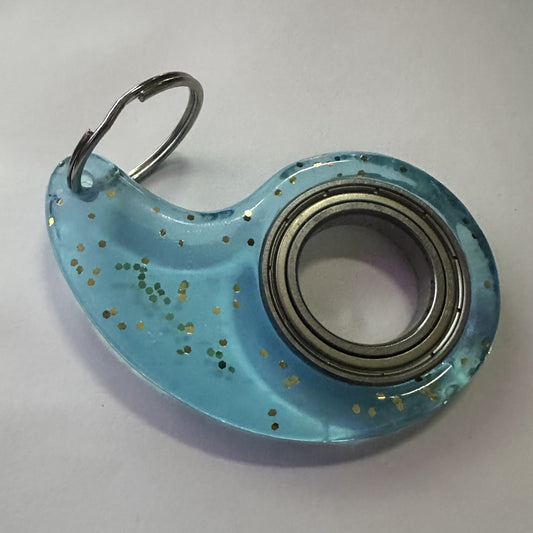 Whiskey Resin Spinner v1.0 Blue-Glitter